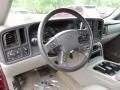 2004 Chevrolet Tahoe Tan/Neutral Interior Steering Wheel Photo