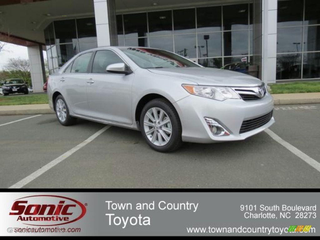 2013 Camry XLE - Classic Silver Metallic / Ash photo #1