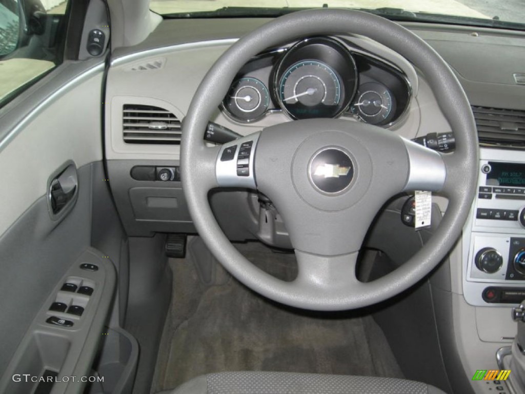 2008 Chevrolet Malibu LS Sedan Titanium Gray Steering Wheel Photo #79764672