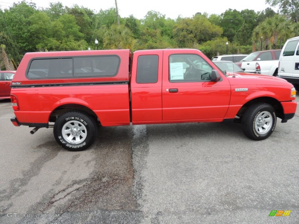 2011 Ranger XLT SuperCab - Torch Red / Medium Dark Flint photo #9