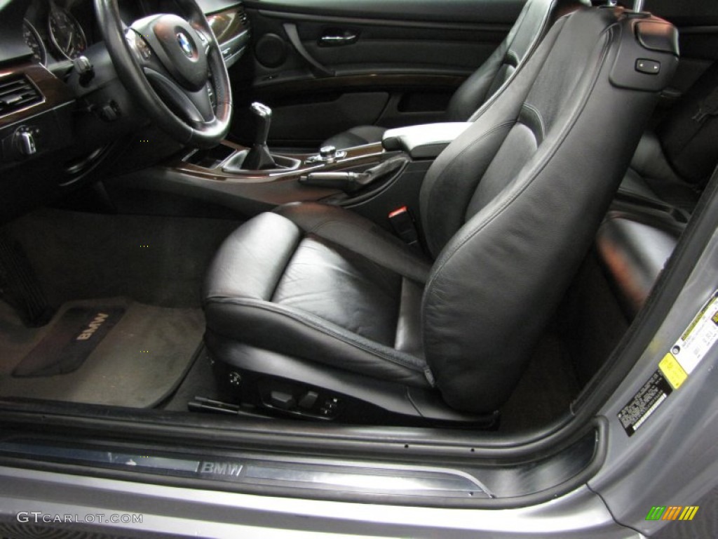 2009 3 Series 328xi Coupe - Space Grey Metallic / Black photo #6