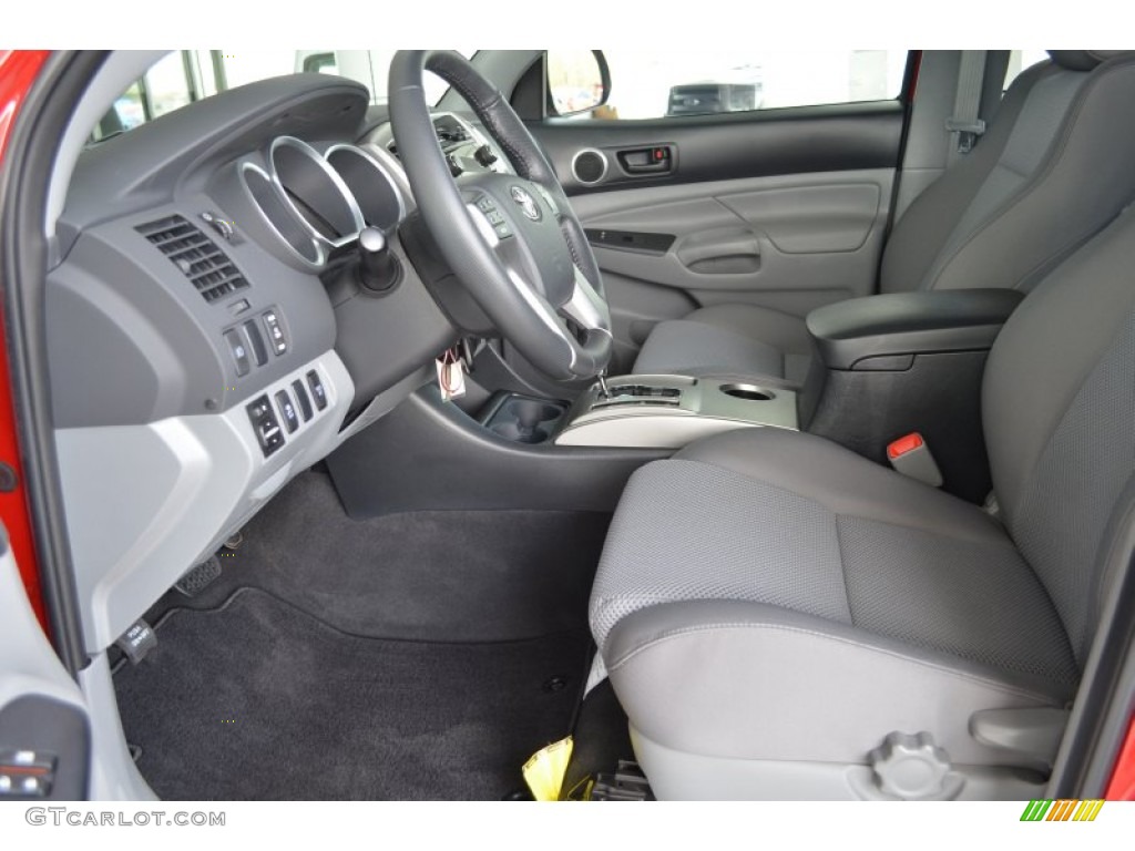 2012 Tacoma V6 TRD Sport Double Cab 4x4 - Barcelona Red Metallic / Graphite photo #10