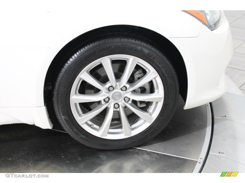 2011 G 37 x AWD Coupe - Moonlight White / Graphite photo #29