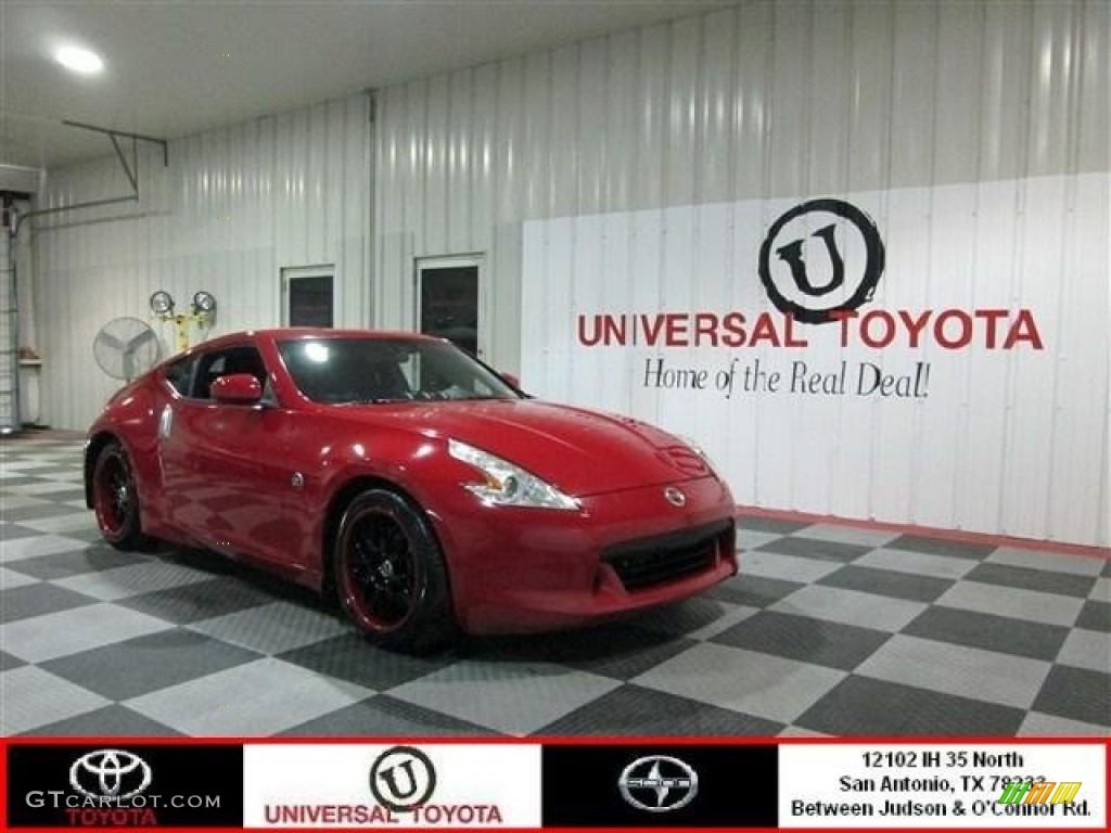 2009 370Z Coupe - Solid Red / Black Leather photo #1