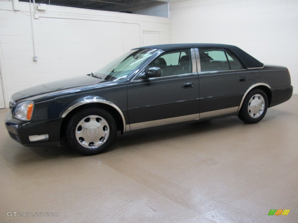 Graphite Metallic 2002 Cadillac DeVille DHS Exterior Photo #79773325