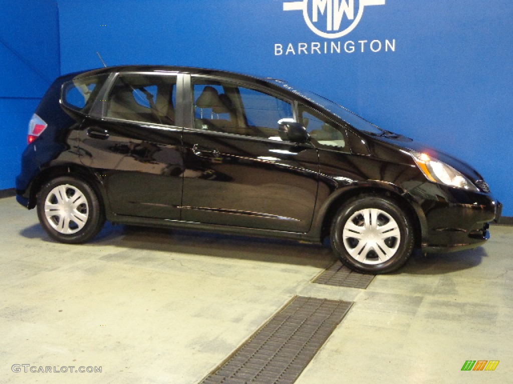 2010 Fit  - Crystal Black Pearl / Gray photo #8