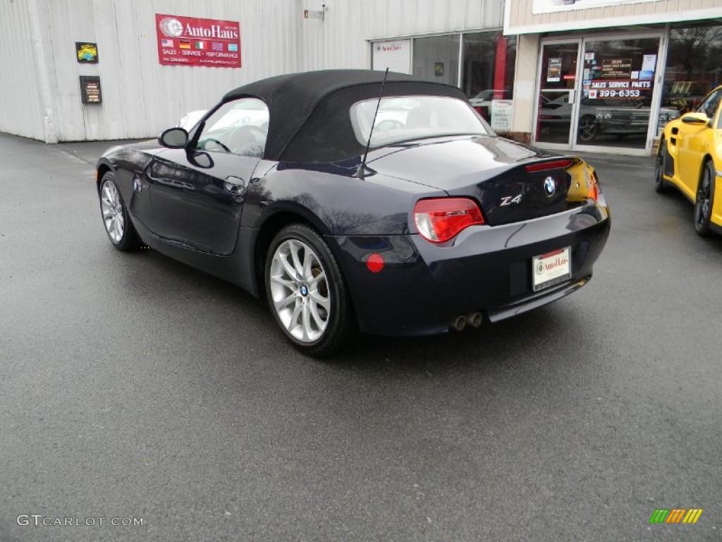 2008 Z4 3.0i Roadster - Monaco Blue Metallic / Beige photo #3