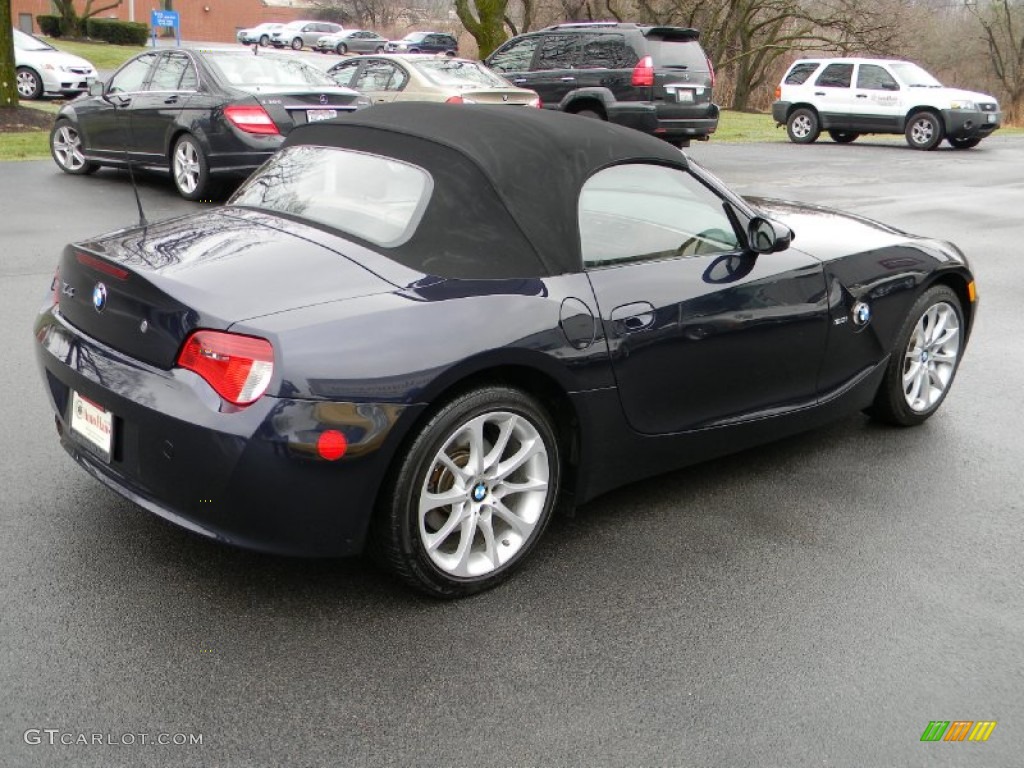 2008 Z4 3.0i Roadster - Monaco Blue Metallic / Beige photo #6