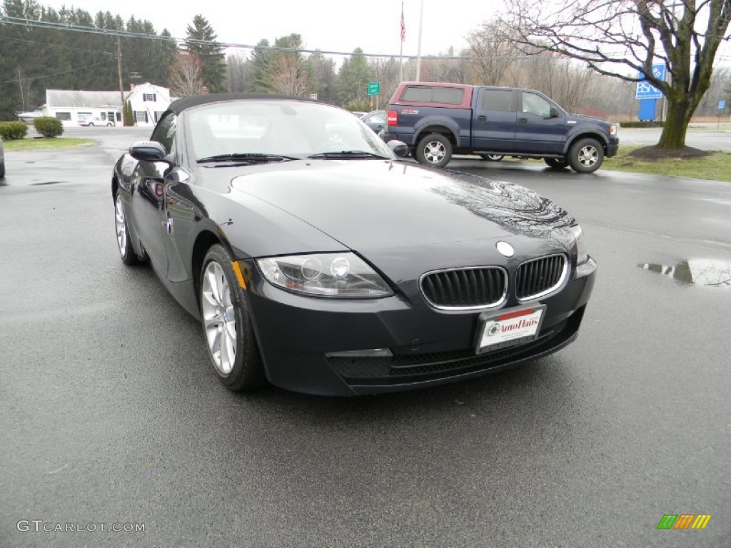 2008 Z4 3.0i Roadster - Monaco Blue Metallic / Beige photo #9