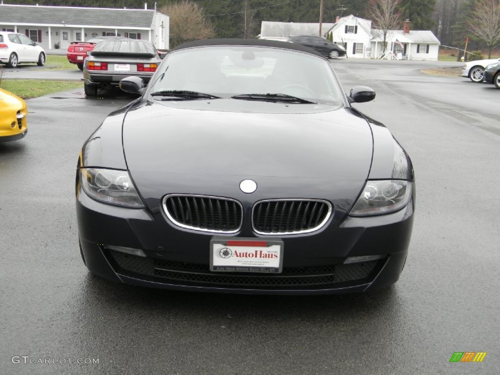 2008 Z4 3.0i Roadster - Monaco Blue Metallic / Beige photo #10