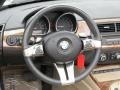 Beige 2008 BMW Z4 3.0i Roadster Steering Wheel
