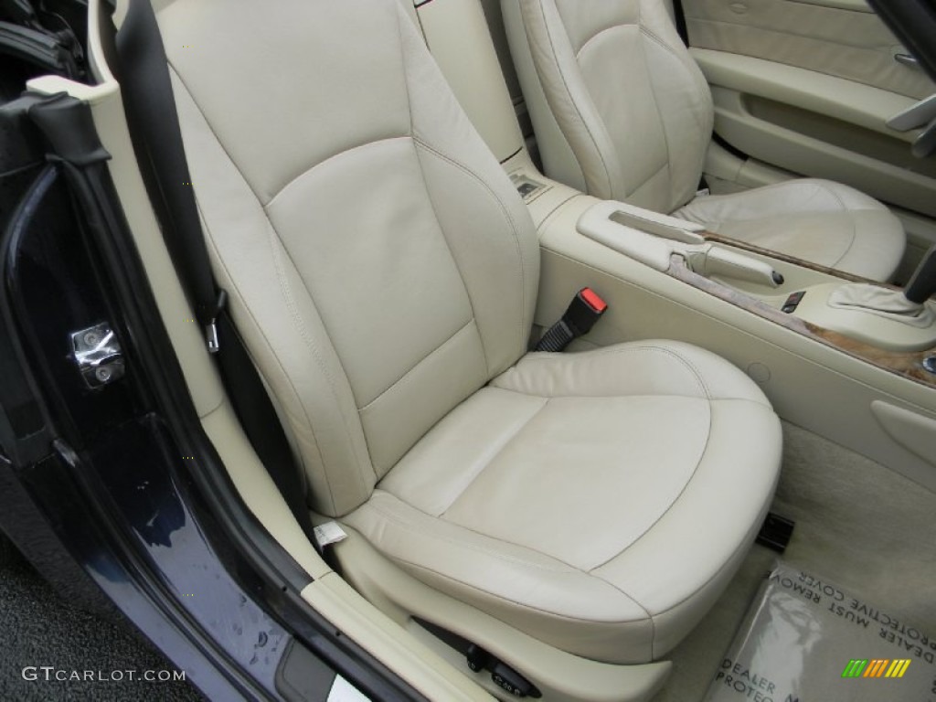 2008 Z4 3.0i Roadster - Monaco Blue Metallic / Beige photo #20
