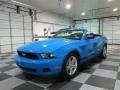 2012 Grabber Blue Ford Mustang V6 Premium Convertible  photo #3