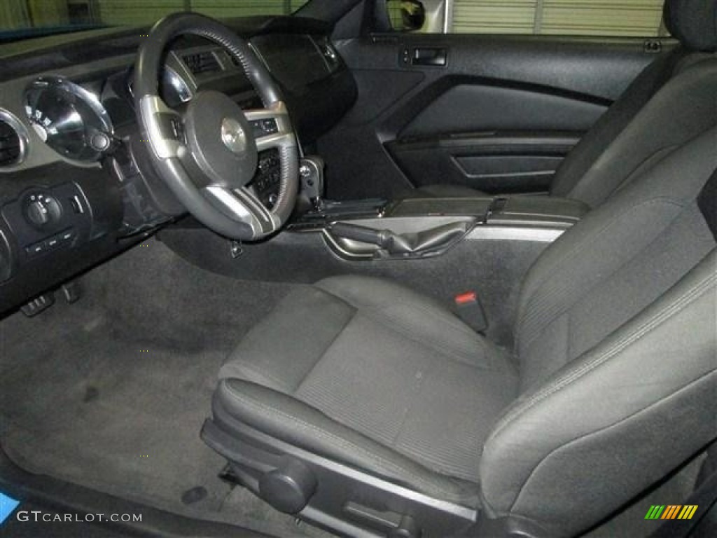 2012 Mustang V6 Premium Convertible - Grabber Blue / Charcoal Black photo #10
