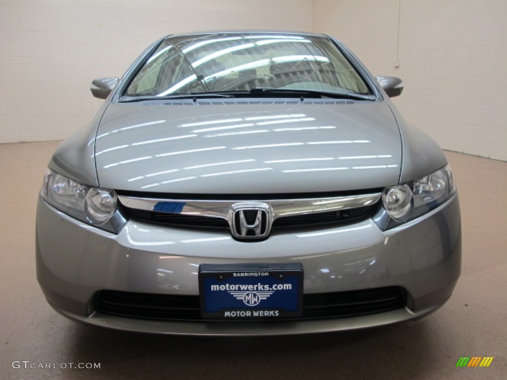 2008 Civic Hybrid Sedan - Galaxy Gray Metallic / Ivory photo #2