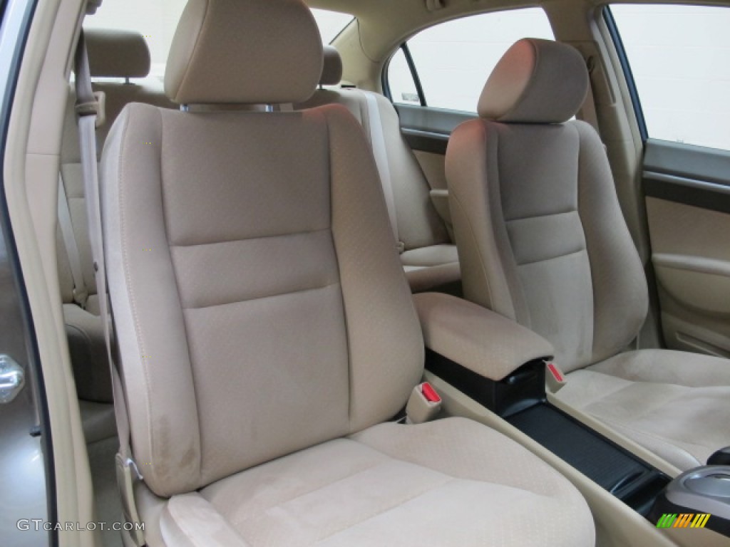 2008 Civic Hybrid Sedan - Galaxy Gray Metallic / Ivory photo #21