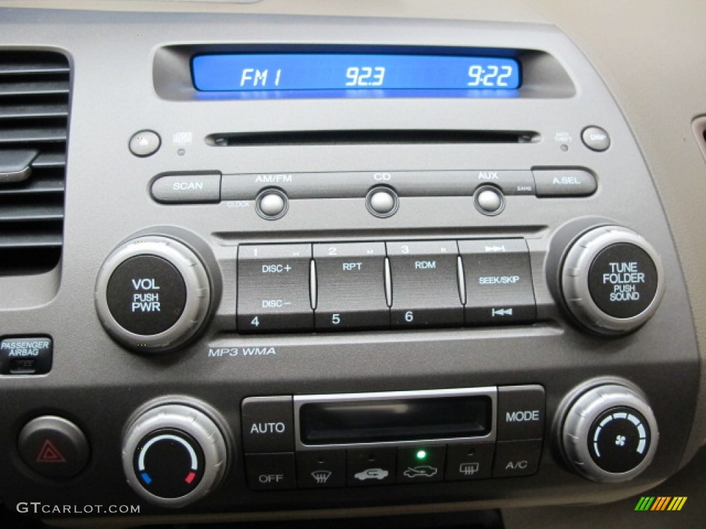 2008 Civic Hybrid Sedan - Galaxy Gray Metallic / Ivory photo #26