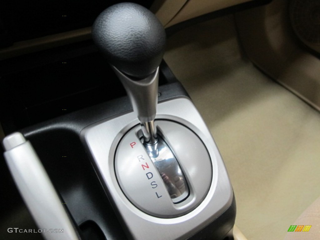 2008 Civic Hybrid Sedan - Galaxy Gray Metallic / Ivory photo #27