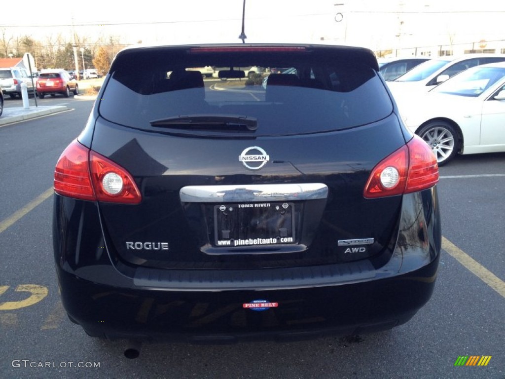 2012 Rogue S Special Edition AWD - Super Black / Black photo #6