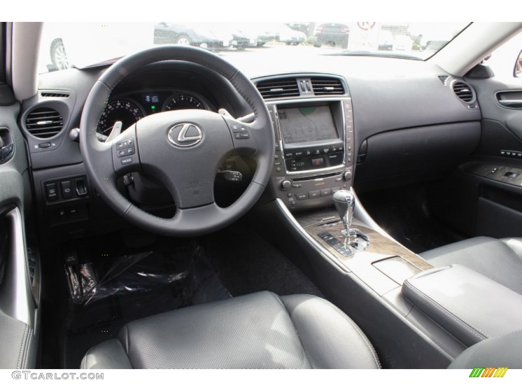 Black Interior 2010 Lexus IS 250 AWD Photo #79778222