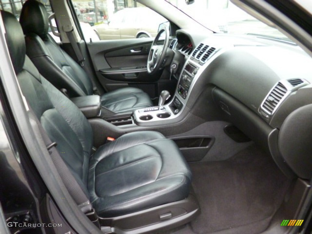 Ebony Interior 2010 GMC Acadia SLE AWD Photo #79778674