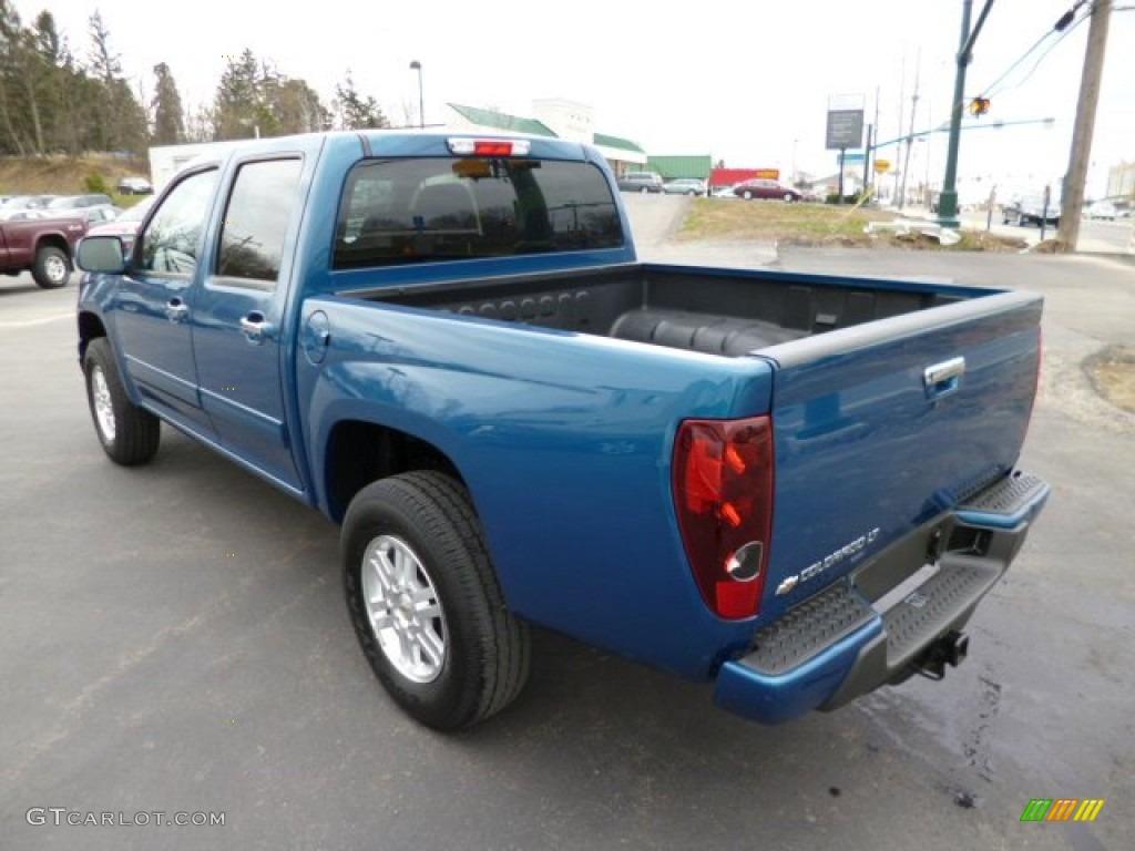 Aqua Blue Metallic 2012 Chevrolet Colorado LT Crew Cab 4x4 Exterior Photo #79779337