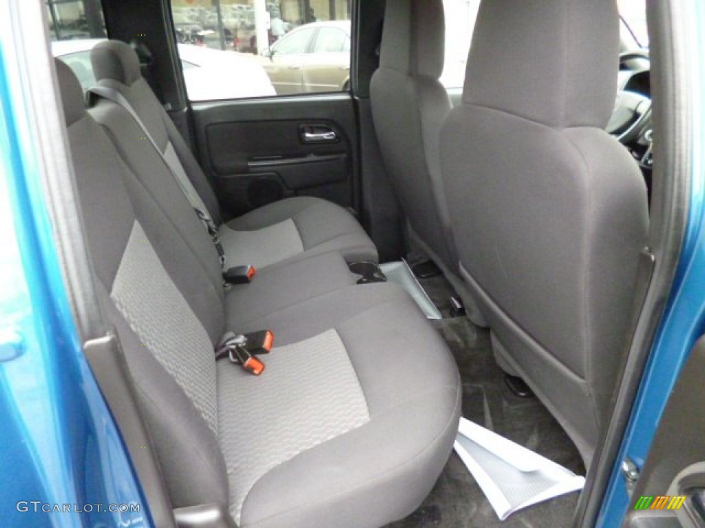 Ebony Interior 2012 Chevrolet Colorado LT Crew Cab 4x4 Photo #79779457
