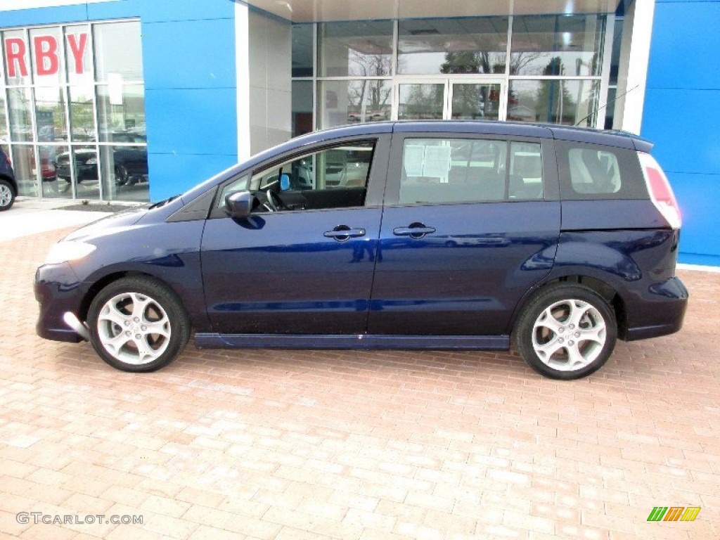 2010 MAZDA5 Sport - Stormy Blue Mica / Sand photo #13