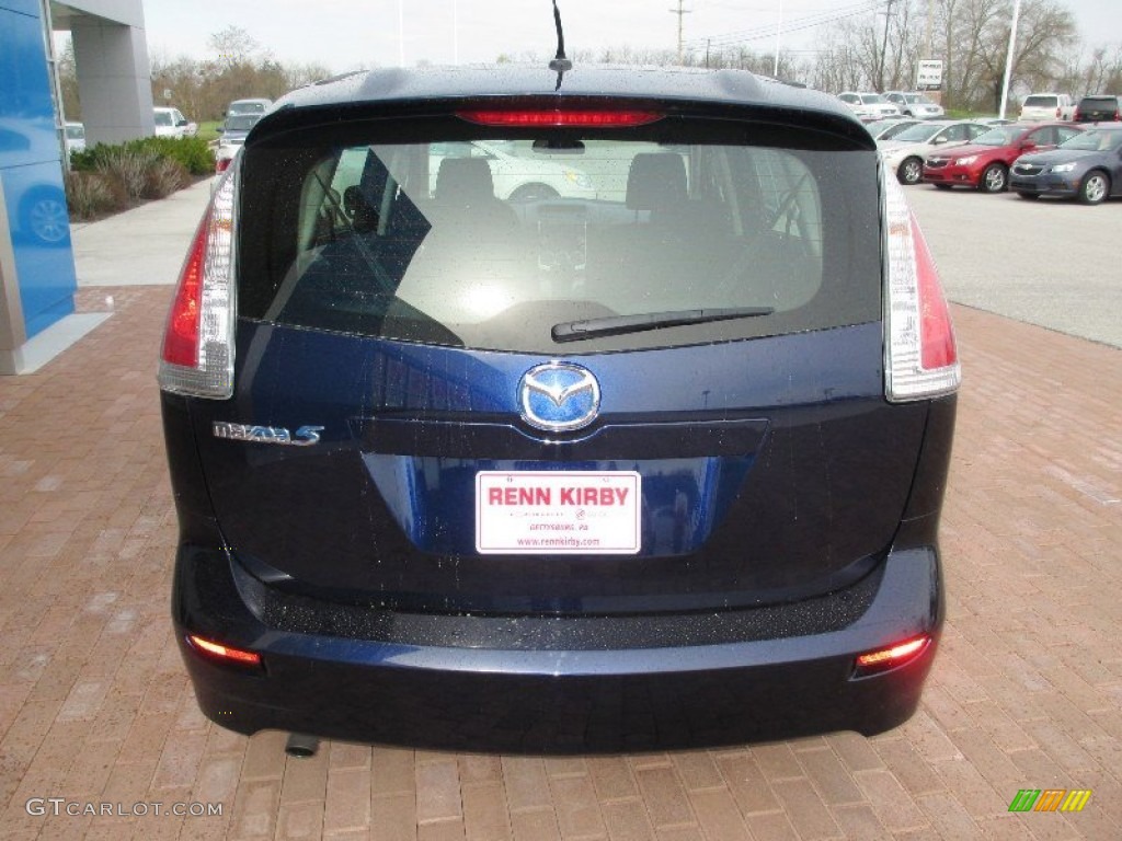 2010 MAZDA5 Sport - Stormy Blue Mica / Sand photo #14