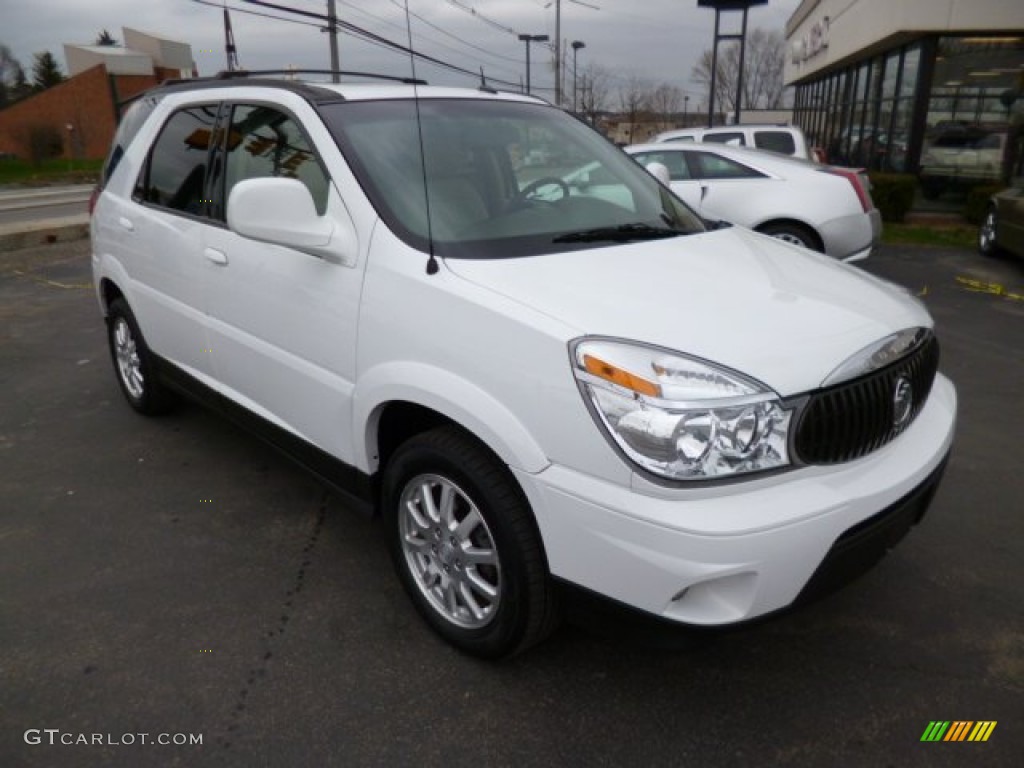 Frost White Buick Rendezvous