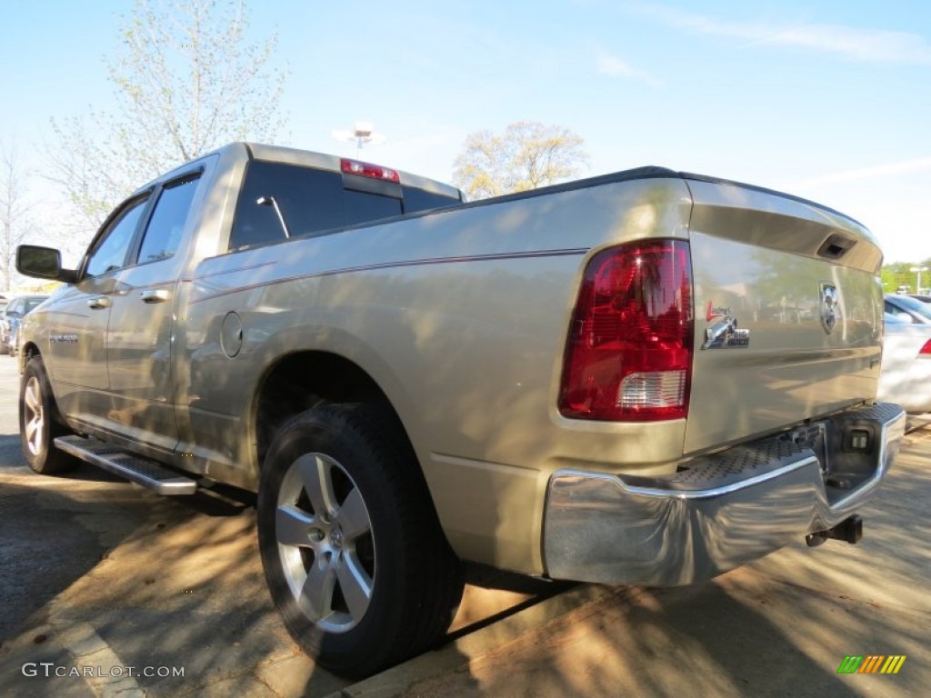 2011 Ram 1500 Big Horn Quad Cab - White Gold / Dark Slate Gray/Medium Graystone photo #2