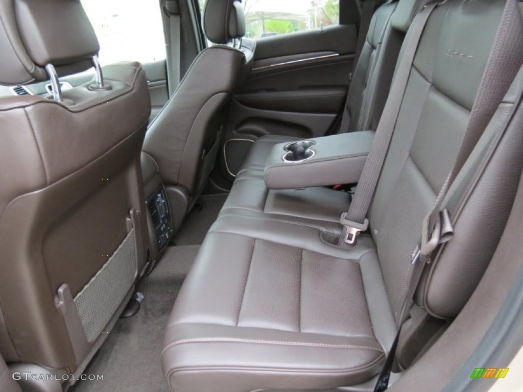 2014 Jeep Grand Cherokee Summit 4x4 Rear Seat Photo #79781761