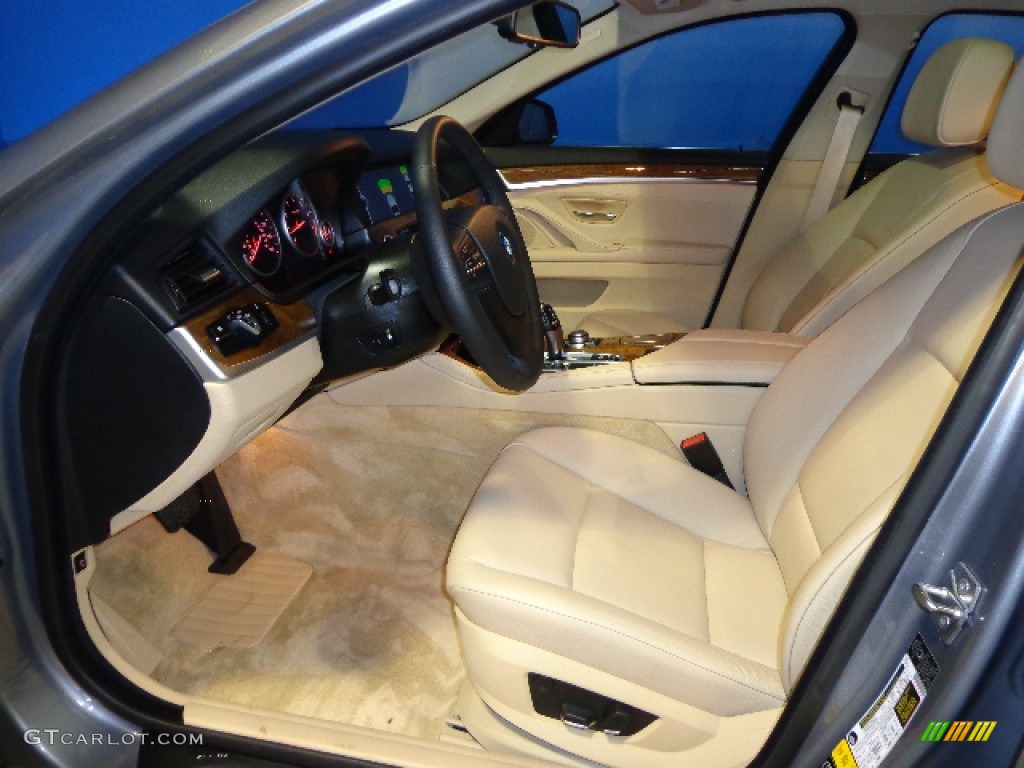 Venetian Beige Interior 2012 BMW 5 Series 528i xDrive Sedan Photo #79781836