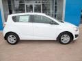 2013 Summit White Chevrolet Sonic LT Hatch  photo #3