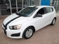 2013 Summit White Chevrolet Sonic LT Hatch  photo #10