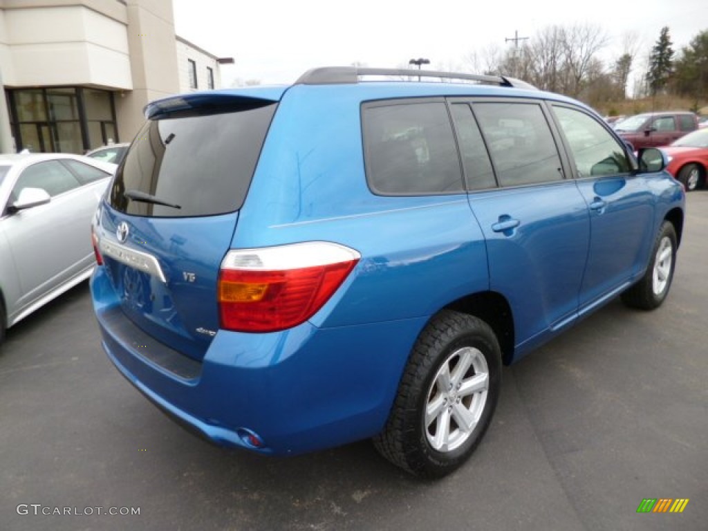 Blue Streak Metallic 2008 Toyota Highlander 4WD Exterior Photo #79782518