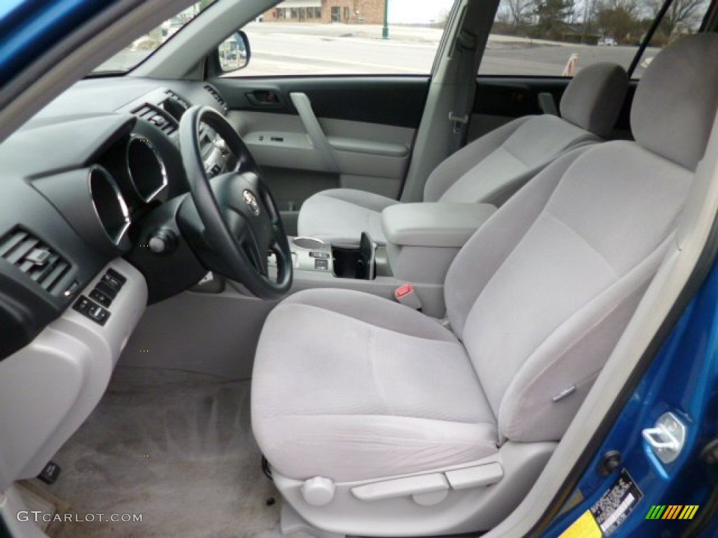 Ash Gray Interior 2008 Toyota Highlander 4WD Photo #79782670