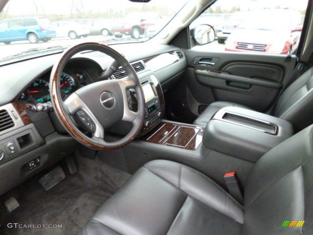 Ebony Interior 2012 GMC Yukon Denali AWD Photo #79783072