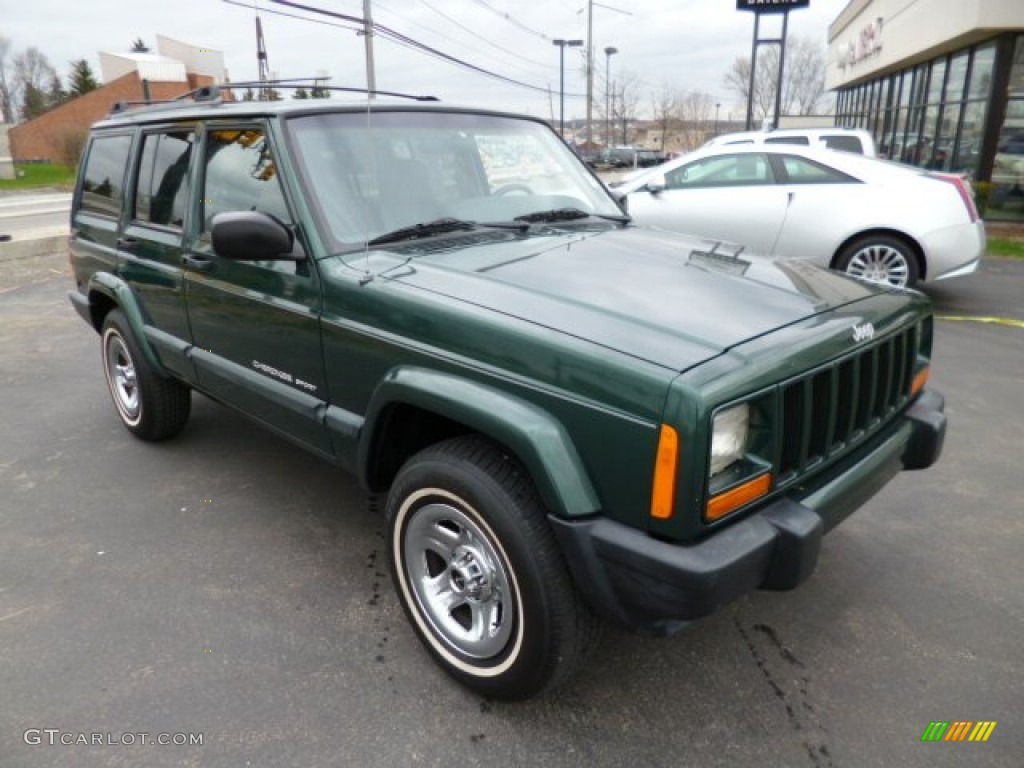 1999 Forest Green Pearl Jeep Cherokee Sport 4x4 79713800