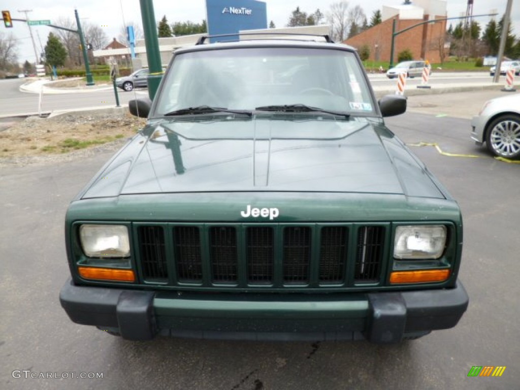 1999 Cherokee Sport 4x4 - Forest Green Pearl / Agate photo #2