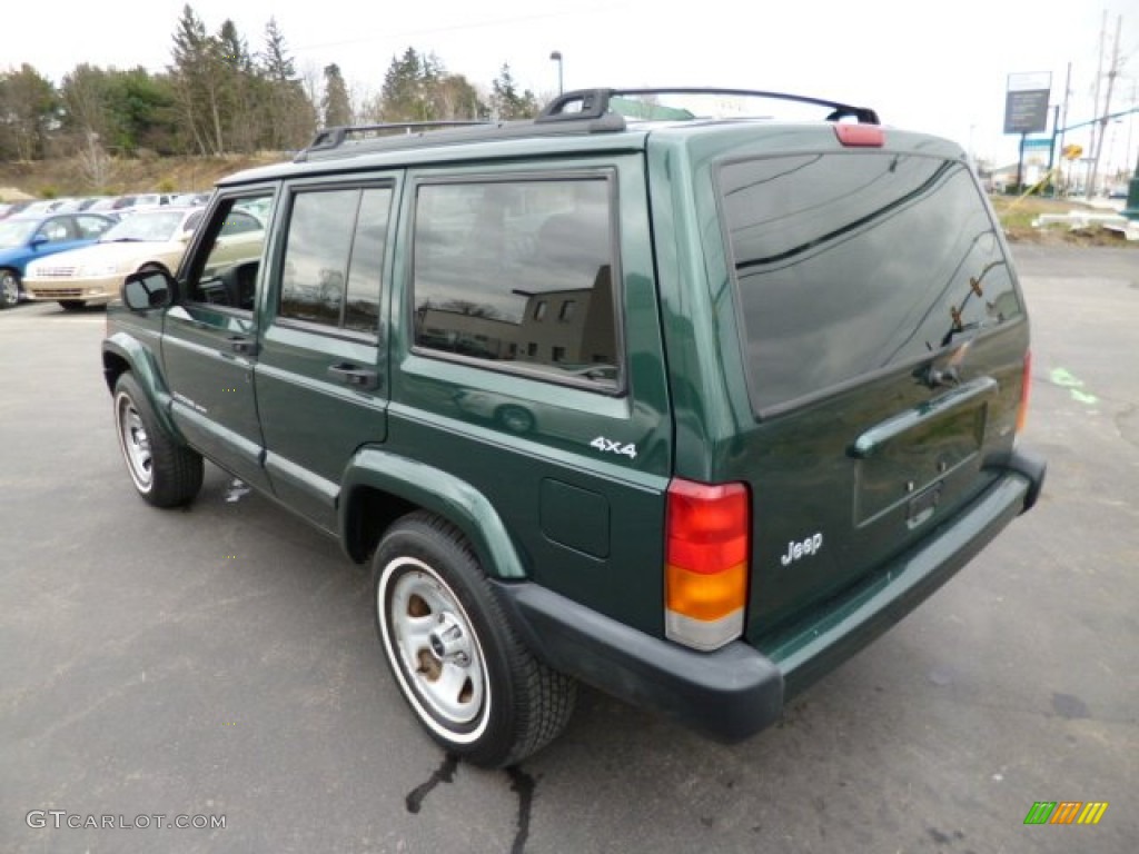 1999 Cherokee Sport 4x4 - Forest Green Pearl / Agate photo #5
