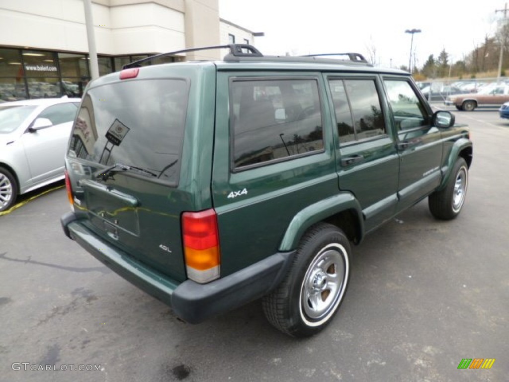 1999 Cherokee Sport 4x4 - Forest Green Pearl / Agate photo #7
