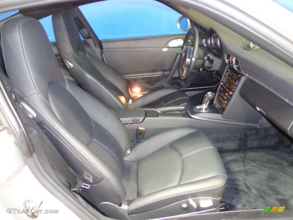Black Interior 2010 Porsche 911 Carrera Coupe Photo #79783567