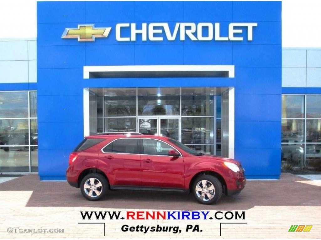 2013 Equinox LT - Crystal Red Tintcoat / Light Titanium/Jet Black photo #1