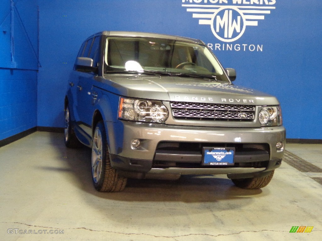 2010 Range Rover Sport Supercharged - Stornoway Grey / Ebony/Lunar Stitching photo #1