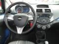 2013 Chevrolet Spark Silver/Blue Interior Dashboard Photo