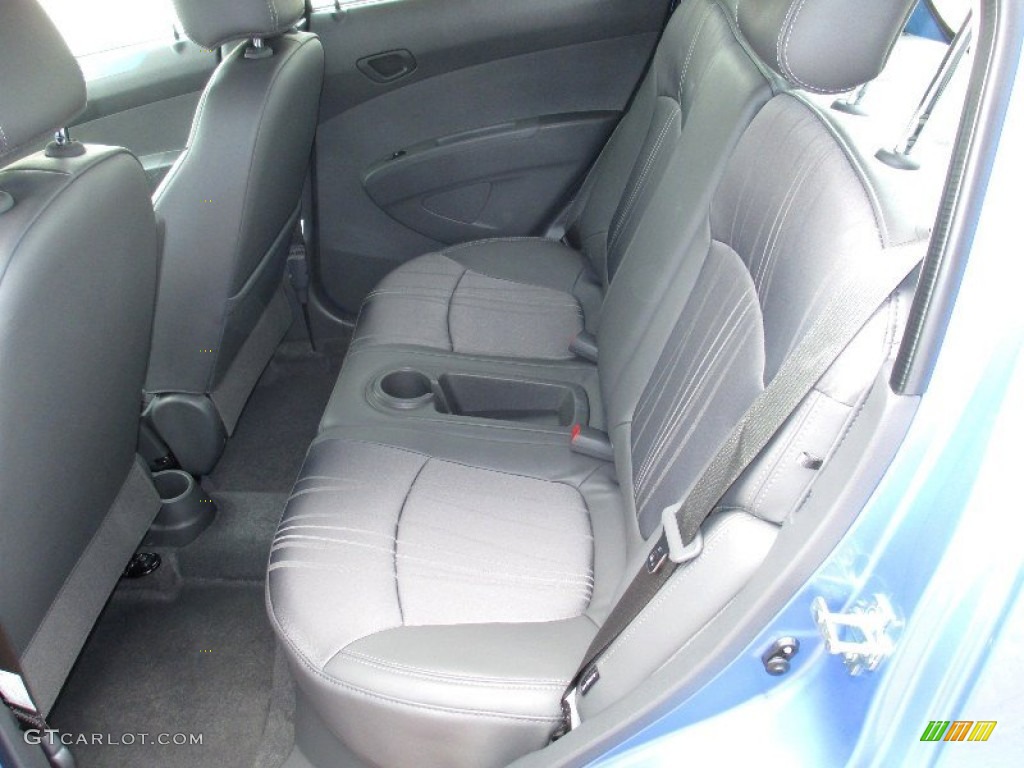 Silver/Blue Interior 2013 Chevrolet Spark LS Photo #79785367