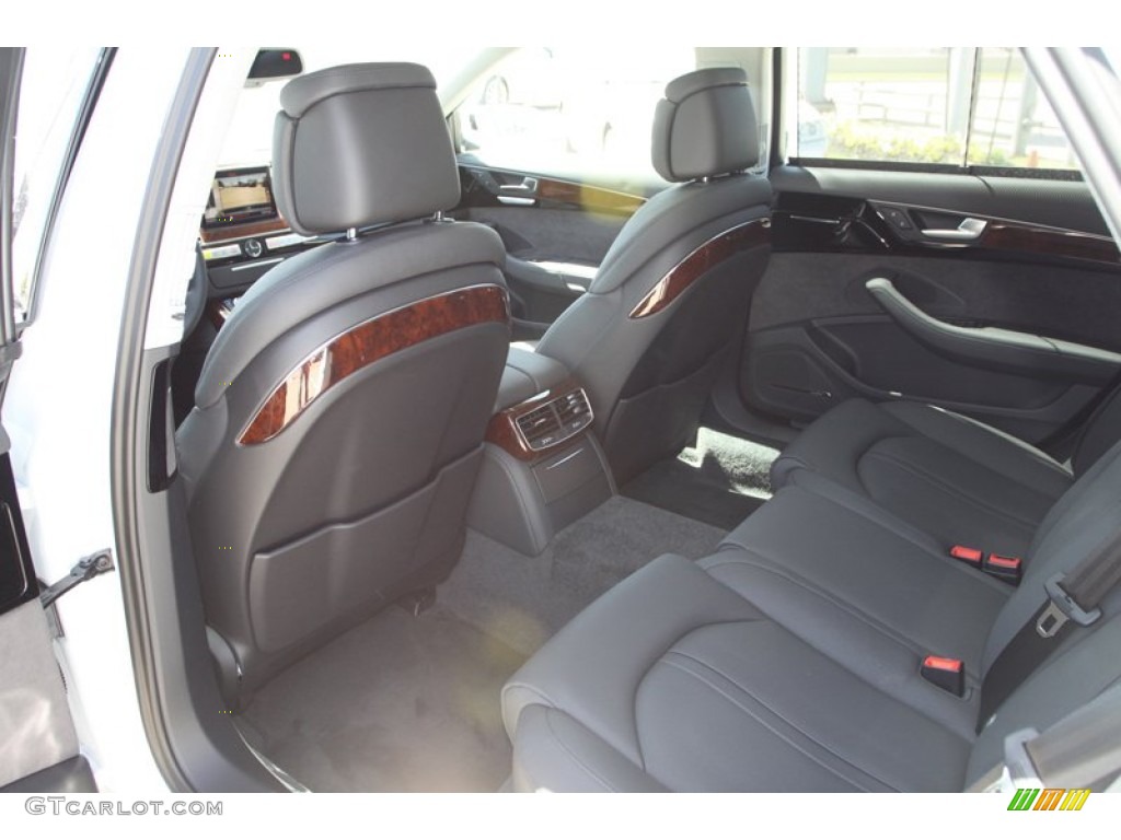 Black Interior 2014 Audi A8 L TDI quattro Photo #79785456