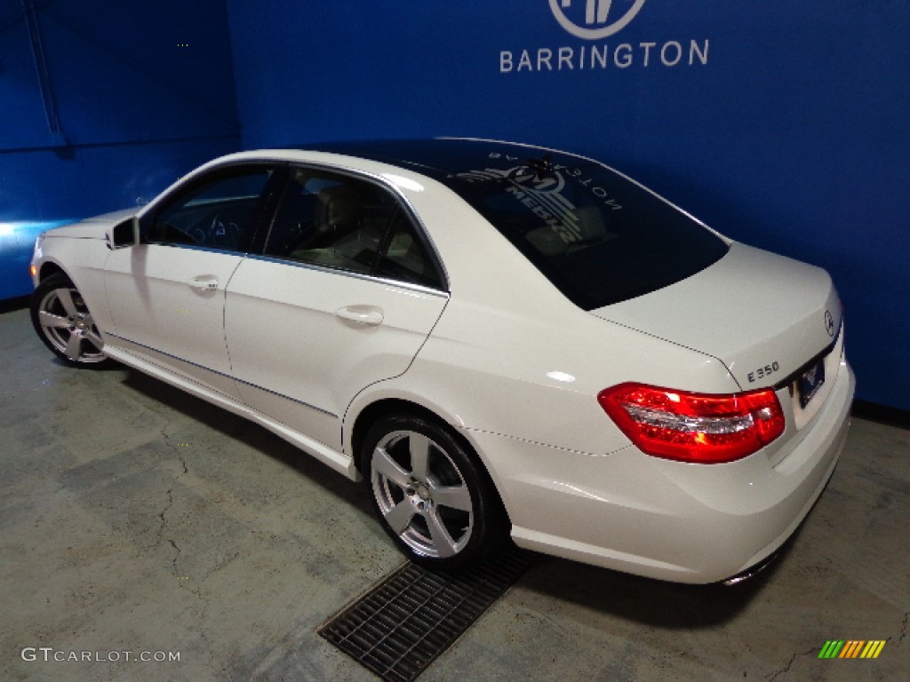 2010 E 350 4Matic Sedan - Arctic White / Almond Beige photo #9