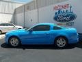 2014 Grabber Blue Ford Mustang V6 Coupe  photo #3